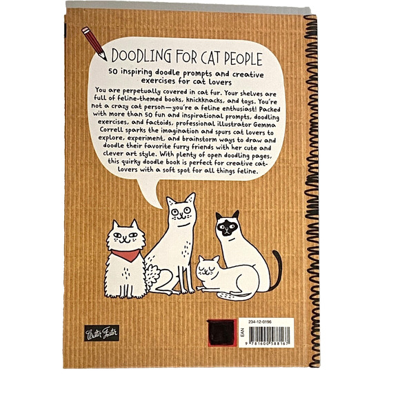Doodling For... Ser.: Doodling for Cat People : 50 Inspiring Doodle Prompts and - Picture 3 of 5